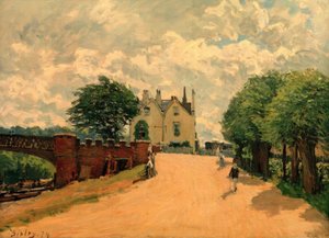 Al ponte di Hampton Court da Alfred Sisley